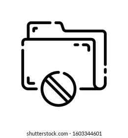 This Is Spam Folder Vector Icon With White Background