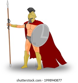 Esta es una ilustración espartana. adecuado para varios anuncios o para editar una animación y otros.