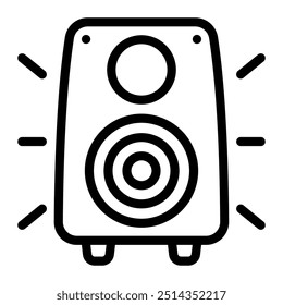 Dieses Lautsprechersymbol eignet sich für Musik, Musikinstrumente, Unterhaltung und Multimedia usw.