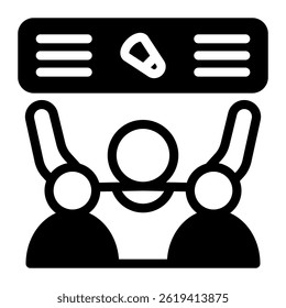 This Spectator icon is suitable for Badminton, Sport, etc
