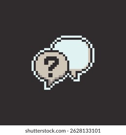 this is Speech bubbles icon in pixel art with simple color and black background this item good for presentations,stickers, icons, t shirt design,game asset,logo and your project.
