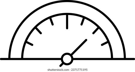 This is speedometer Line Vector Icon easily modified with filled and trendy colours combination, you'll find representations of essential of icon concepts.

