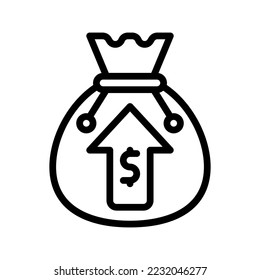 this is a spending icon
icon with outline and pixel perfect style
this is one of the icons from the icon sets with Banking theme