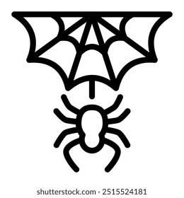This Spider icon is suitable for Halloween event.
