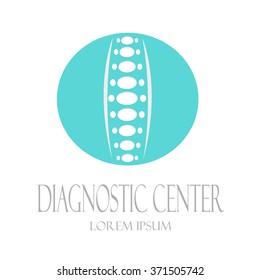this is spine logotype on the white background
