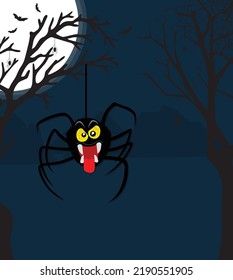 this spooky spider design is best for Halloween. download this high quality design and enjoy your Halloween
