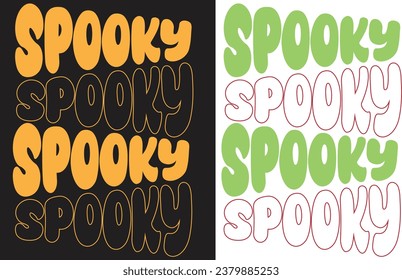 This is spooky T-shirt Design.This is halloween design.
