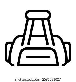 This Sport Bag icon is suitable for Basketball, Sport Event, etc