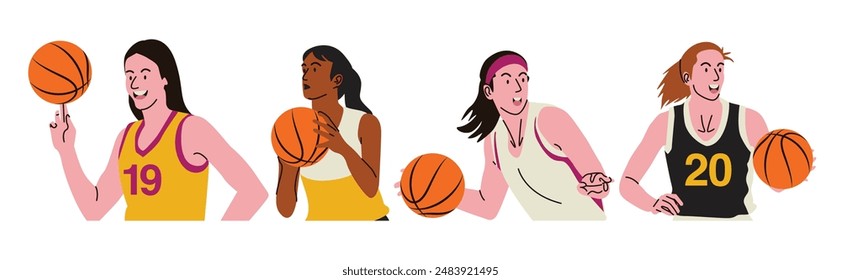 This sport can be played by men and women consisting of 2 groups with the aim of getting points by putting the ball into the basket.