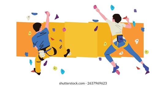 This sport requires a rope as a form of safety when climbing. We must be able to climb the cliff by stepping on the rocks on the wall