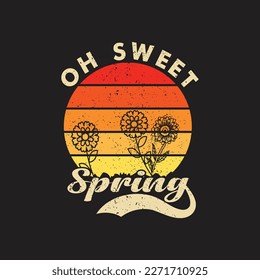 this is a spring t shirt design. enjoy your spring season with this design. 