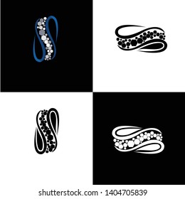 this is a stadium logo vector design