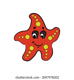Este es el clipart de Star Fish. Dibujar digitalmente y colorear y descargar fácilmente. Cualquiera puede cambiar de color con sus propias habilidades.