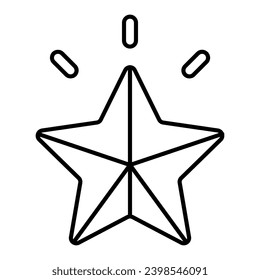 This Star icon is suitable for The Birth of Jesus or Christmas, Religion, Christian, etc.