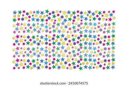 This is a star shape background 