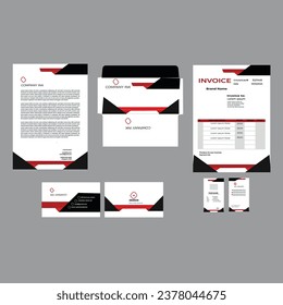 This Stationary design is uses for office, company and multipurpose site with creative shapes and idea. 