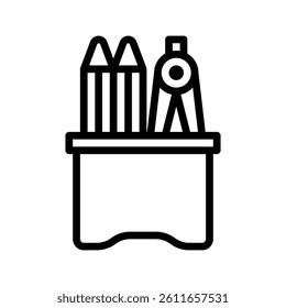 this is a stationary icon
icon with outline style and pixel perfect
this is one of the icons from the icon sets with High school theme
