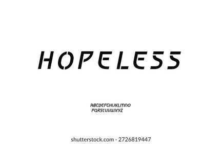Esta fuente de plantilla presenta formas de letras fuertes y limpias con detalles recortados claros. Inspirado en la tipografía de esténciles industriales y militares, es perfecto para carteles, señalización, empaques, marcas, logotipos, etiquetas y proyectos de diseño urbano o industrial. Adecuado tanto para uso impreso como digital.