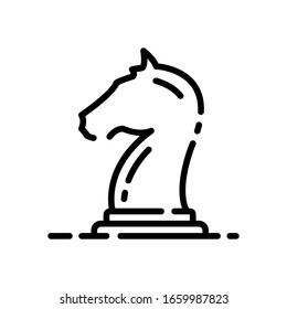 This is strategy vector icon with white background