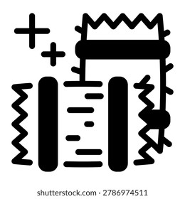 This Straw Bale icon is suitable for Festa Junina.