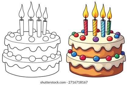 Diese Vektorgrafik der Erdbeerfrucht zeigt sowohl die vollständige Form mit dem Kelch als auch einen sauberen Querschnitt, perfekt für Menüdesigns und Lebensmittelverpackungsprojekte