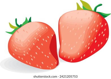 This is a strawberry Graphic Drawing fruit 