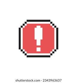 this is street sign icon in pixel art with red color and white background this item good for presentations,stickers, icons, t shirt design,game asset,logo and your project.