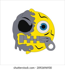 this striker is a blend of skull stickers and silent stickers