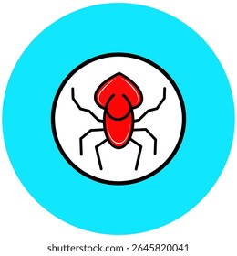 Esta ilustração impressionante representa um vírus ameaçador, simbolizando a ameaça global de doenças e infecções. Ideal para conteúdo com temas médicos, de saúde e pandêmicos, ele transmite urgência