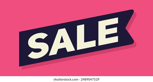 This striking sign prominently displays the word "SALE" in bold, colorful text. It is perfect for attracting attention to sale events and special promotions in retail settings.