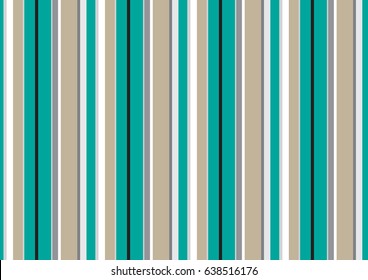 This stripe are  green blue, light brown, gray, white and  black color.