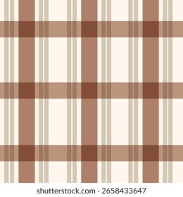 This is a striped beige and maroon check pattern background illustration in a colorful, simple, modern, and trendy style. Pattern graphic used for wallpaper, tile, fabric, textile, interior.