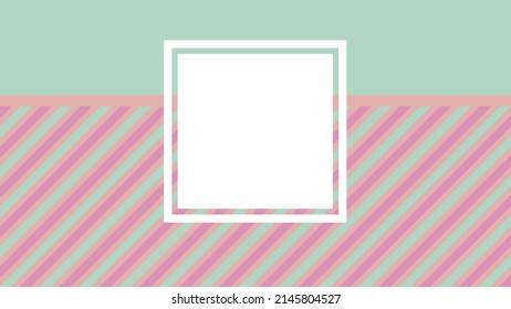 This is a striped title and background image illustration of a lovely spring image.