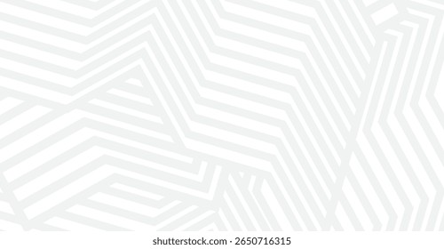 This stunning abstract design showcases alternating white and light gray jagged lines forming a geometric pattern, creating a visually striking and modern background with a sense