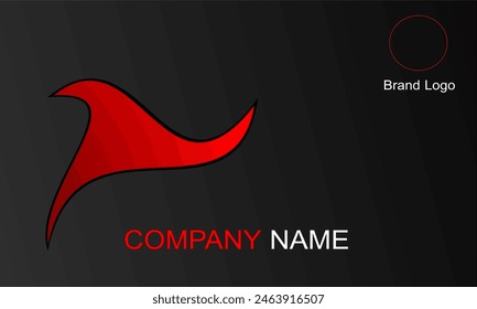 For this stunning card design we use black with red