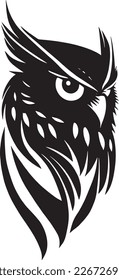 This stunning owl logo design is the perfect choice for any brand or organization looking for a bold and unique symbol to represent their values.
