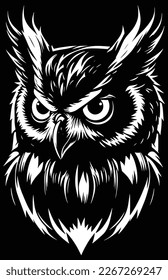 This stunning owl logo design is the perfect choice for any brand or organization looking for a bold and unique symbol to represent their values.