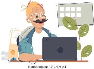 In this style there is no desire to create the illusion of depth or volume; instead, a simplified and recognizable form is used, as well as bright, saturated colors
