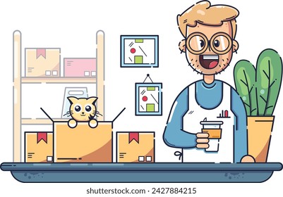 En este estilo no hay deseo de crear la ilusión de profundidad o volumen; en su lugar, se utiliza una forma simplificada y reconocible, así como colores brillantes y saturados