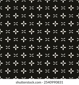 This stylish black background adorned with striking white geometric patterns is ideal for modern design projects