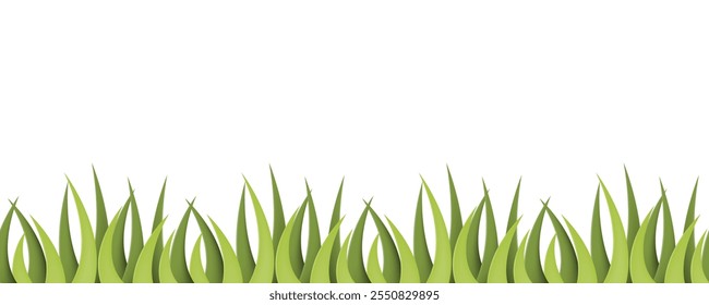 Este fundo de grama verde estilizado é perfeito para projetos de design frescos, criativos e inspiradores