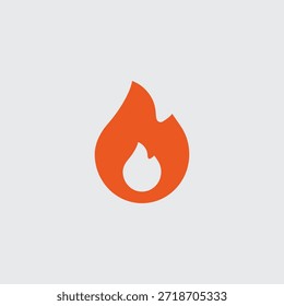 Este ícone estilizado da chama laranja simboliza a energia e o entusiasmo, tornando-se uma representação ideal para projetos criativos, branding, e projetos modernos. Sua cor vibrante e formato arrojado captam atenção e inspiram paixão.