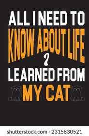 TIPOGRAFÍA PERSONALIZADA CAT T DISEÑO DE CAMISETAS 