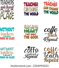 DISEÑO SVG DEL DÍA DEL PROFESOR, DÍA DEL PROFESOR SVG T SHIRT DISIGN BUNDLE