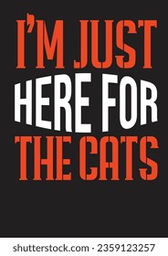 TIPOGRAFÍA VINTAGE CAT T DISEÑO DE CAMISETAS