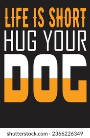 DISEÑO DE CAMISETAS DE DOG T Y DISEÑO DE POSTERAS DE TIPOGRAFÍA DE PERRO