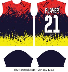 Kundenspezifische Sublimation Sporthemd Jersey Design-Vorlage, Sport Anzug, Sportbekleidung, Sport-Uniform