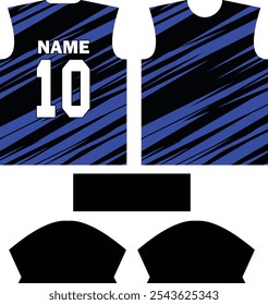 
Plantilla de diseño de jersey de camisa deportiva de sublimación personalizada, traje deportivo, ropa deportiva, uniforme deportivo