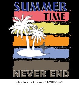 Este es un diseño de camisetas de verano