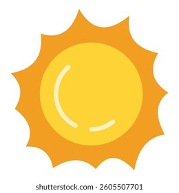 This Sun illustration is suitable for Earth Day, Environment, etc.